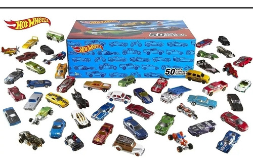 Hot Wheels Die Cast Paquete De 50 Autos Modelos Variables Co (Usado)