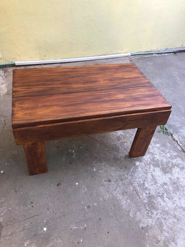 Mesa Ratona Ap En Madera Color Roble Envíos A Todo El País