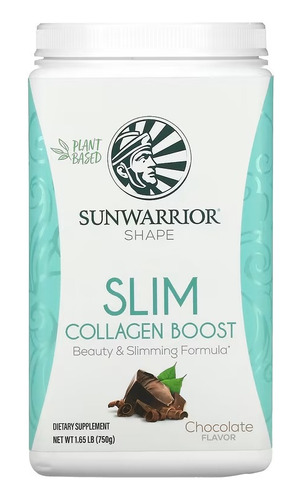 Sunwarrior Slim Collagen Boost,cabello, Piel Y Uñas 750g Sabor Chocolate