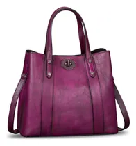 Comprar Bolsos De Cuero Genuino Para Mujer, Bolsos De Mano, Bolso De