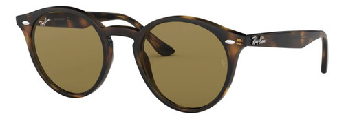 Lentes De Sol Marrón B-15 Ray-ban Rb218071073 Varilla Havana Armazón Havana