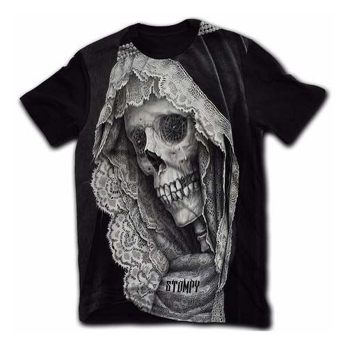 Camiseta Camisetas Camisa Tattoo Tatuagem Caveira Rock Top28