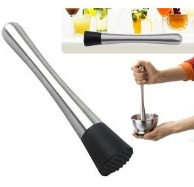 Imagem 6 de 9 de Coqueteleira Inox 500ml + Socador/espremedor/dosador/colher