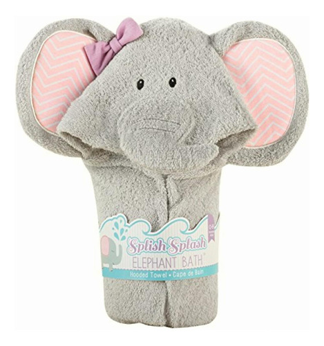 Baby Aspen Splish Splash Elephant Bath Toalla De Spa Con