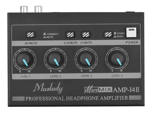 Amplificador De Audífonos Amp, Distribuidor De Audio, 8 Ca
