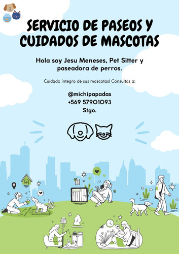 Pet Sitter, Paseo Y Cuidado De Mascotas.