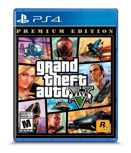 Grand Theft Auto V Premium Edition Rockstar Games PS4 Físico