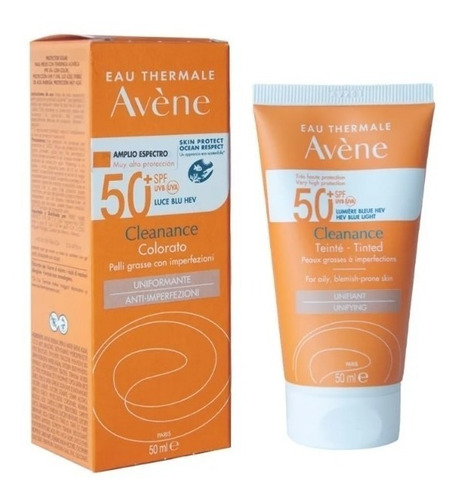 Avene Cleanance Anti Imperfecciones Fps 50 Con Color 50ml