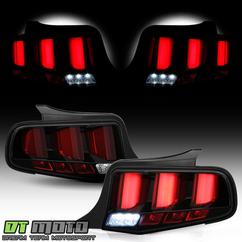 Par Micas Traseras Negro Led Ford Mustang Shelby 2010 5.4l