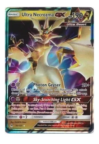 Kit Pokémon Lendário Solgaleo Gx Lunala Gx Ultra Necrozma Gx