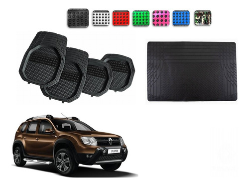 Tapetes 4pz Color 3d + Cajuela Renault Duster 2013 - 2020