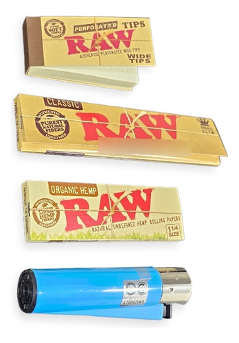 Raw Papel Classic Filtros Y Clipper / Armar Combo Raw