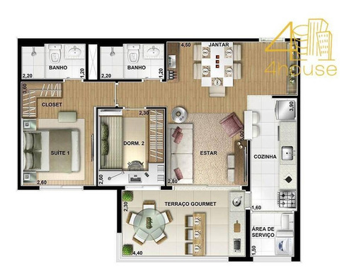 Imagem 6 de 24 de Perfil Morumbi Um Projeto Para Que A Sua Família Viva Bem-rua Carvalho De Freitas,255-morumbi-67,94m 2 Dorm 2 Vagas - Ap1590