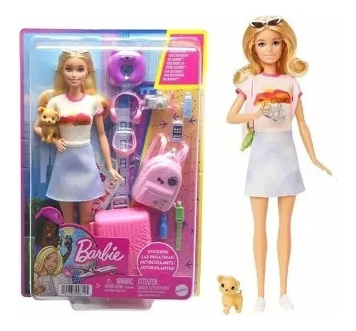 Barbie Muñeca Viajera Mattel