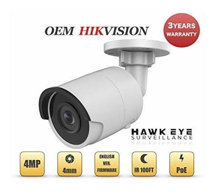 Cámara Ip De Seguridad Poe De 4mp - Compatible Con Hikvision