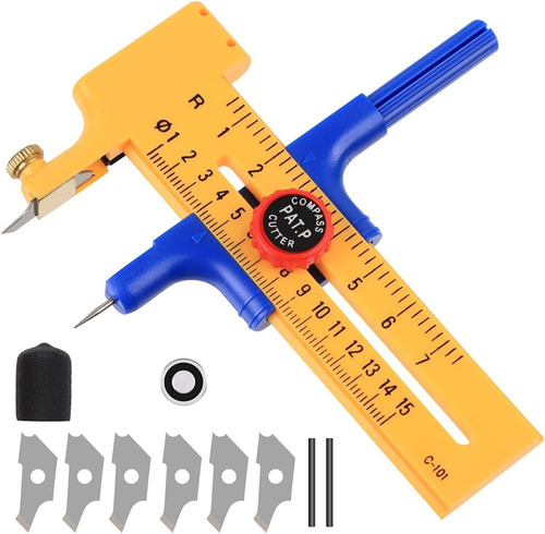 Compás Cortador De Circulos De Papel Cutter 10mm-150mm 