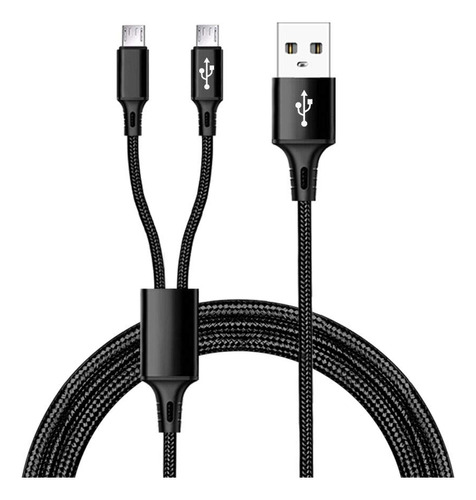 Iflash Cable De Carga Dual Microusb Splitter De 5.9ft  Alime