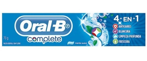 Oral B Complete Crema Dental 4 En 1 X 180g