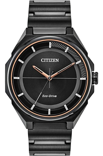 Citizen Drive Ip Black Dial Stainless Bj6535-51e .. Dcmstore