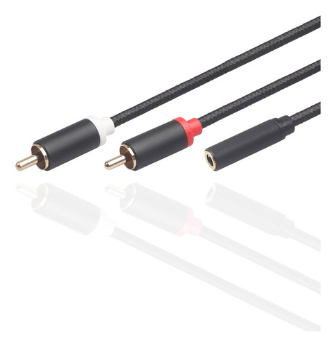Cable Hembra A 2 Rca Macho, 3 Piezas