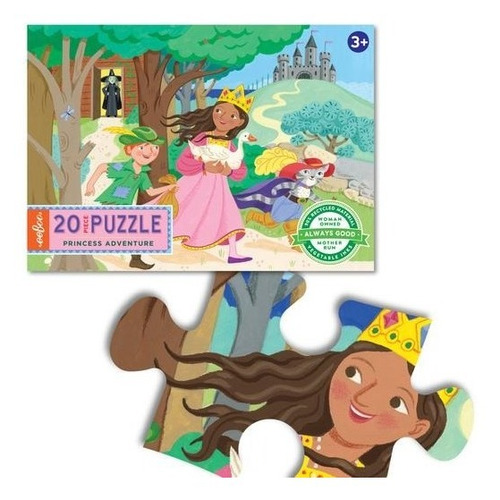 Puzzle Rompecabezas 20 Piezas Niño Eeboo Cuento De Hadas