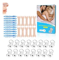 Comprar 16 Clip Silicona Antironquidos Ayuda Dejar De Roncar+10tiras Blanco