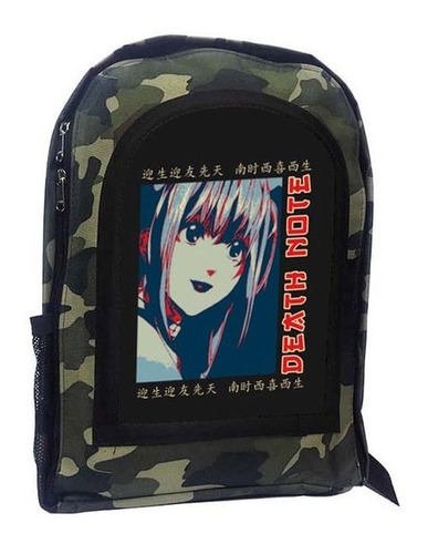 Mochila Camuflada Death Note A18