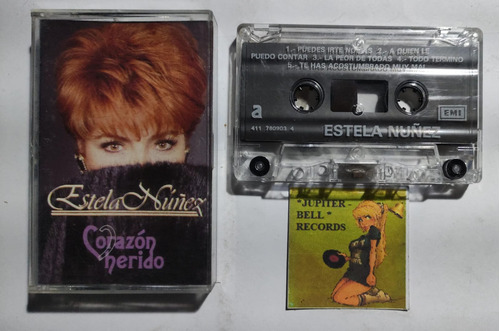 Estela Nuñez Corazon Herido Kct  Cassette1992 De Coleccion