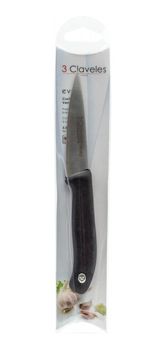 Cuchillo Puntilla 9cm 3 Claveles Evo