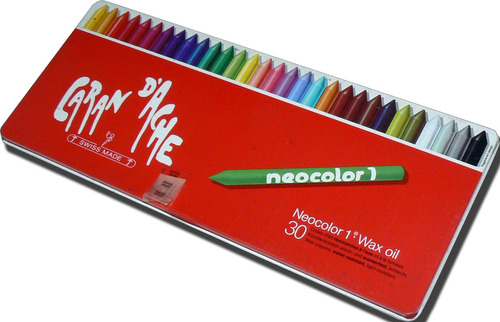 Crayones Caran D'ache Neocolor I X 30 En Lata