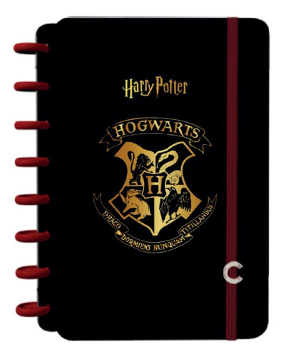 Caderno Inteligente Capa Dura Espiral Médio Harry Potter