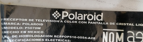 T-con Polaroid P5070w Ts-550t15c07 (Usado)
