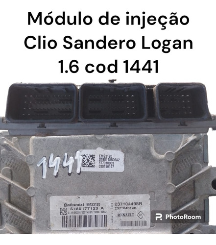Módulo De Injeção Renault Clio Sandero Logan 1.6 Cod 1441
