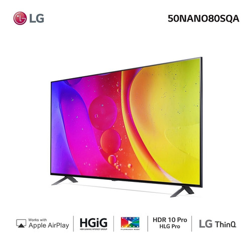 Imagen 2 de 2 de LG Nanocell 4k 50 50nano80sqa Ai Smart Tv