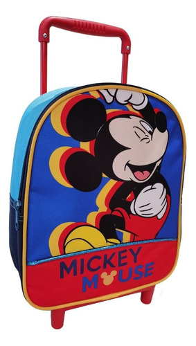 Mochila Escolar Disney Mickey Mk-71458 Color Rojo