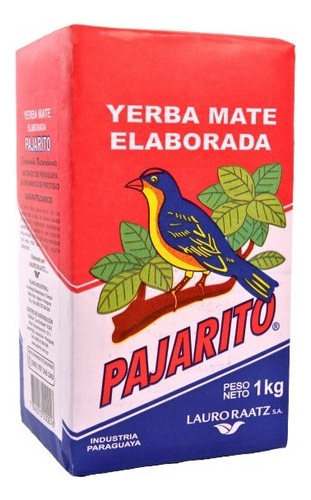 Yerba Mate Pajarito Tradicional 1 Kg