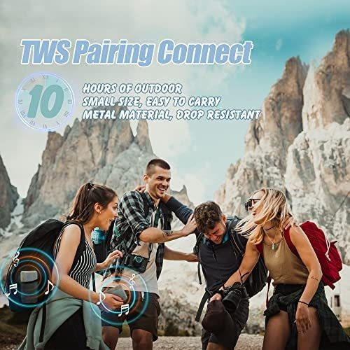 Parlante Duvoss Bluetooth Ip67 Inalámbrico Ultrafino Metal