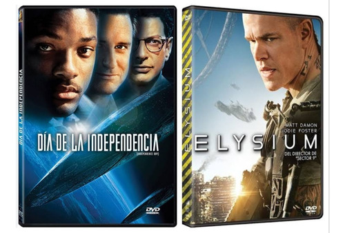 El Día De La Independencia Y Elysium En Dvd 