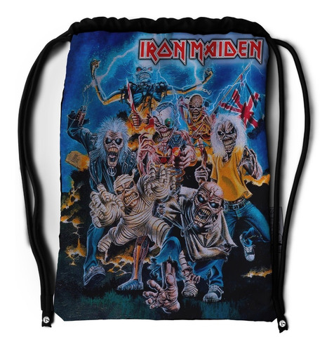 Tula Deportiva Impermeable Iron Maiden 1