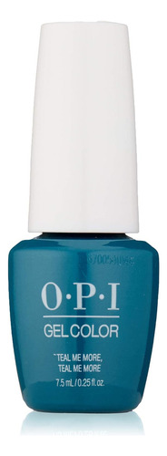 Opi Gel, Teal Me More, Teal Me More, 0.25 Fl. Oz. Gel Color Ver Imagen