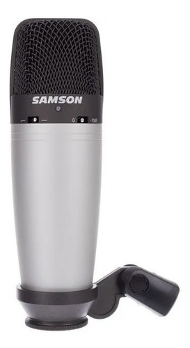 Samson C03 Micrófono Condenser Multipatrón + Estuche, Pipeta