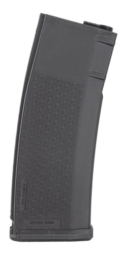 Imagem 2 de 6 de Magazine M4 S-mag Mid-cap Black 120bb Specna Arms Original