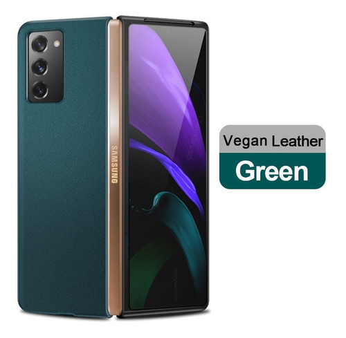 Funda De Cuero Genuino De Lujo Para Samsung Galaxy Z Fold 2