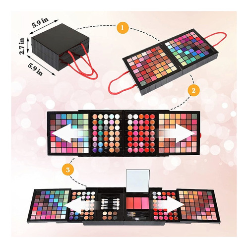 Kit De Maquillaje Completo 177 Colores