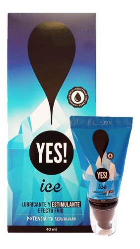  Yes! Ice Lubricante Intenso Frio 40 Ml Refresca El Placer