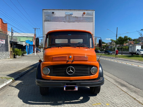 Imagem 2 de 15 de Mb 1113 Truck Baú Turbinado Único Dono Freio A Ar Direção