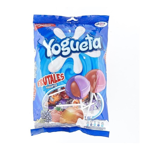Chupeta Yogueta Frutales - Bolsa X 24 Und