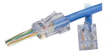 Comprar 100 Fichas Rj45 Ez Pass Cat6  Ficha Pasante - Electrocom -