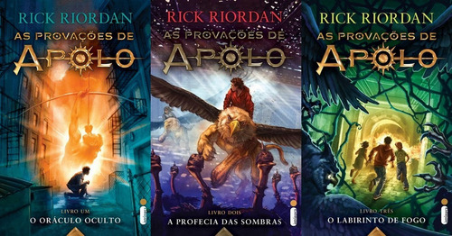 As Provações De Apolo Volumes 1 2 E  3   Rick Riordan