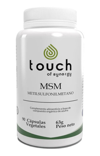 Msm Metilsulfonilmetano Touch Of Synergy (90 Veg Caps)